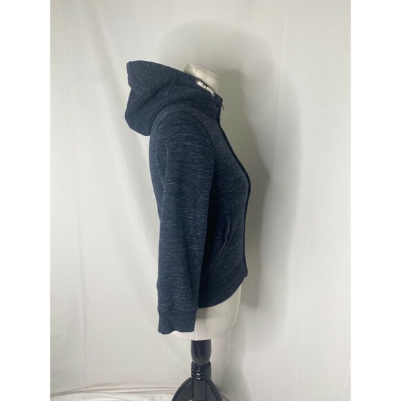 H&M Boy's Hoodie Blue Sharpa Lined Full Zip High Neck Outerwear Size Medium - Picture 4 of 8